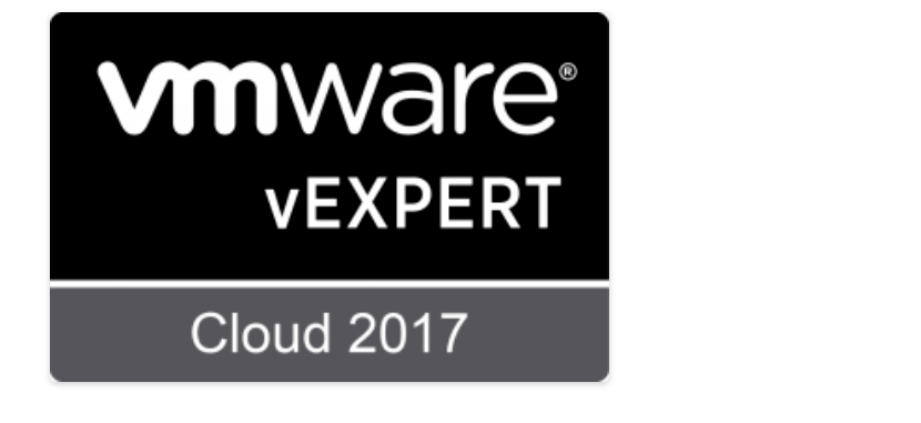 VMware vExpert Cloud 2017