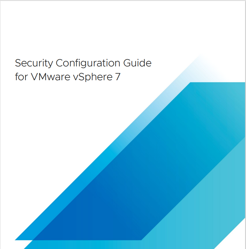 🔐Guide de configuration de la sécurité pour VMware vSphere 7