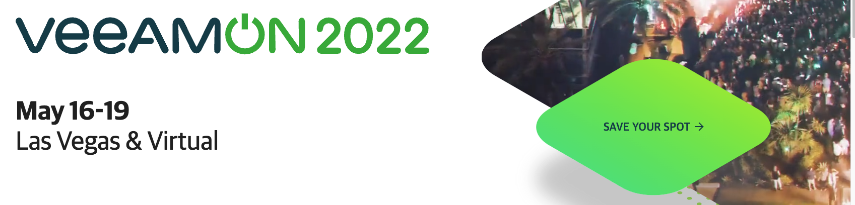 📆 Save the date : VeeamOn 2022