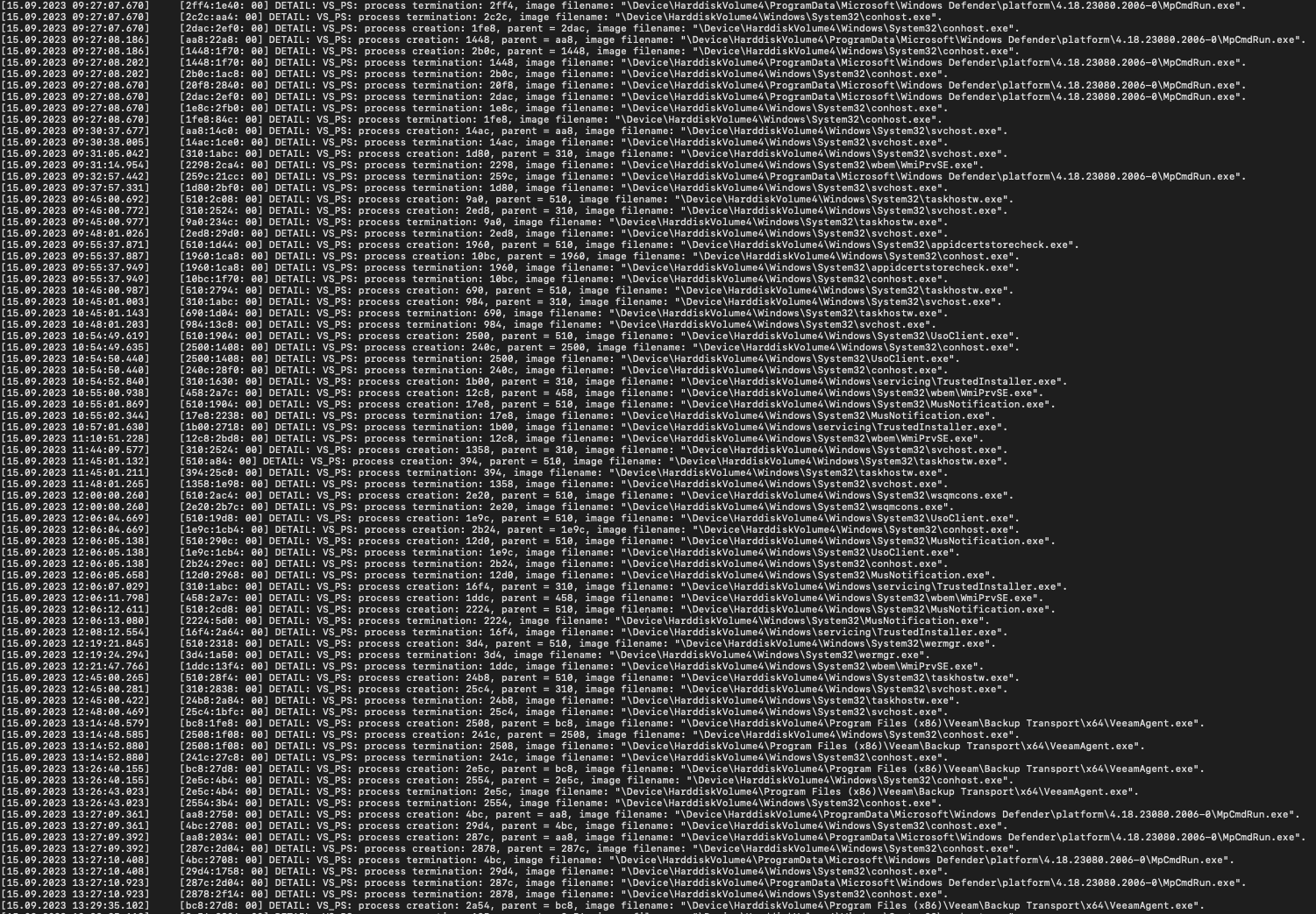 Un script pour anonymiser les logs de Veeam Backup & Replication